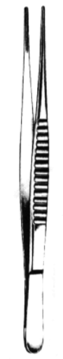 Product Spectrum Debakey Tissue Forcep, 6.25", Atraumatic Serrated Jaw, 2.5mm Tip | SAH.719786 Image
