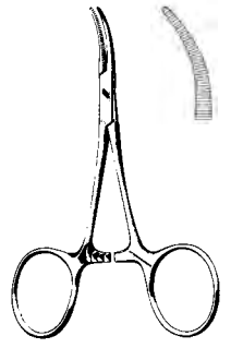 Product Spectrum Hartmann Mosquito Forcep, 4", Curved | SAH.720591 Image