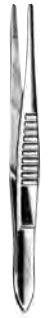 Product Spectrum Thumb Dressing Forcep, 5.125", Serrated | SAH.720592 Image