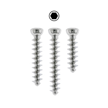 Product VOI 4.0mm Cancellous Full Thread Screw, Non Self-Tap, Stainless | 400.38CT Image