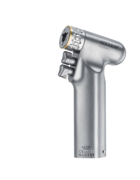 Product Aesculap Acculan 4 Large Drill, Includes Funnel, Rinsing Adapt, OilSpray Adapt, Wire Guide- 1 Year Warranty | GA330 Image