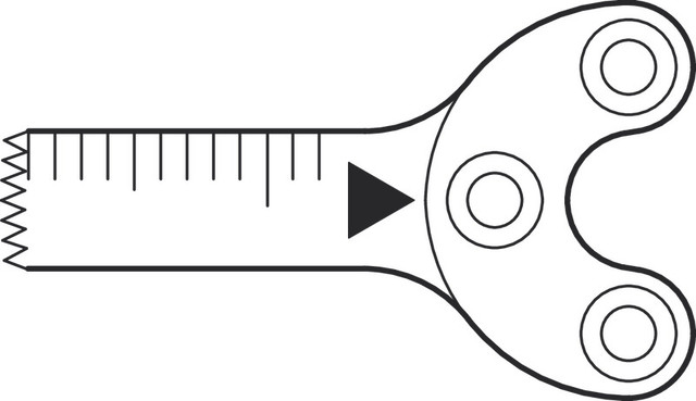Product Aesculap Sagittal Saw Blade 15mm x 5mm x 0.35mm, pkg/5 | GC114R Image