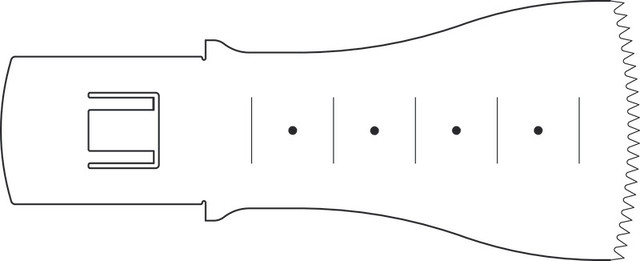 Product Aesculap Saw Blade Rapid Action 50/30/0.7/0.9mm | GC219R Image