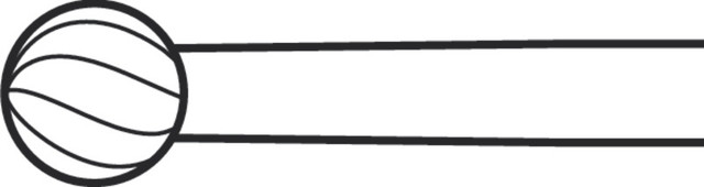 Product Aesculap Elan 4 1-Ring Rosen Burr TC 4.0mm | GP126TC Image