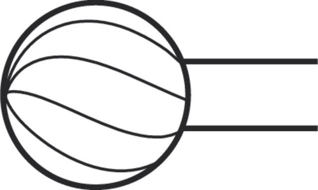 Product Aesculap ELAN 4 Rosen Burr 6.0mm (1-ring) | GP129R Image