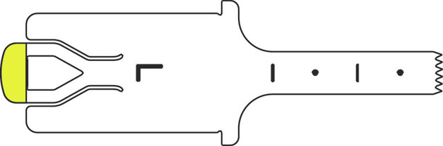 Product Aesculap ELAN 4 Sagittal L Saw Blade 25mm x 5mm x 0.5mm - For GA731/GA831 | GP514R Image