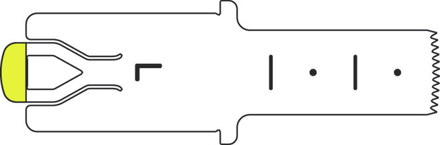 Product Aesculap ELAN 4 Sagittal L Saw Blade 25mm x 10mm x 0.7mm - For GA731/GA831 | GP515R Image