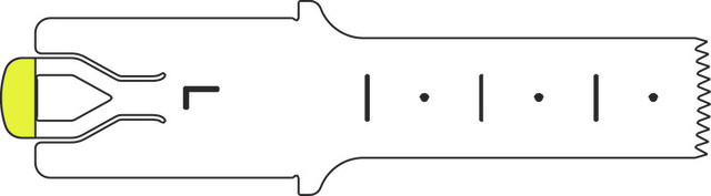 Product Aesculap ELAN 4 Sagittal L Saw Blade 35mm x 10mm x 0.5mm x 0.7mm | GP522R Image