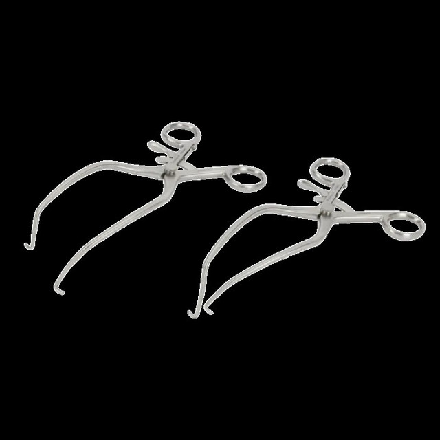 Product Spectrum Asymmetric Gelpi Retractor, 8"(20.5), 1 Long Leg, Ratchet (Pair - Left and Right) | SAH.25-3119 Image