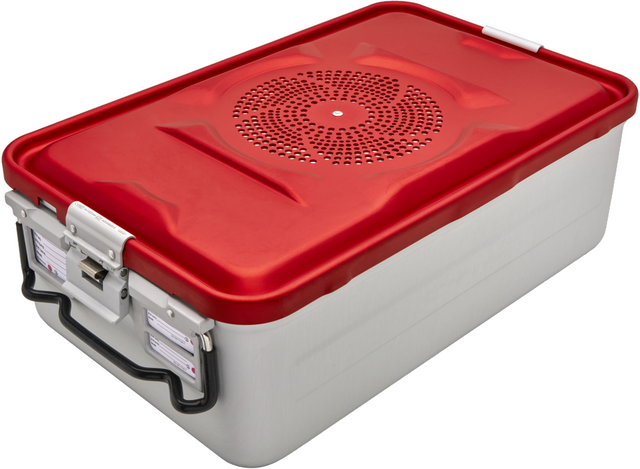 Product Vet Spectrum EverGreen 3/4 Standard Sterilization Container Lid, Red | SAH.K63344 Image