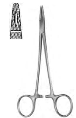 Product Spectrum Crile-Wood Needle Holder, 6" (15cm), TC, Serrated, Left-Handed | SAH.40-3202LH Image