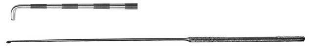 Product Spectrum Arthroscopy Hook Probe, 8.6", Long, Straight, 4.0 mm Dia Knurled Handle, 3.5mm Graduated Probe End | SAH.20-0811 Image