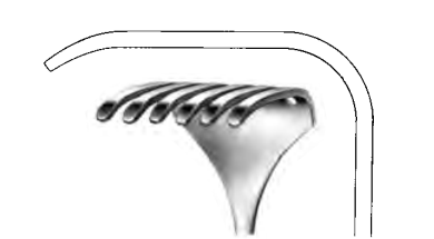 Product Spectrum Israel Retractor, 10" (25cm), 6 Prongs, Blunt (50x60mm) | SAH.20-1059 Image