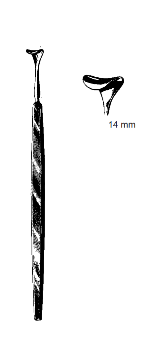 Product Spectrum Cushing Retractor, 8" (20cm), Blunt Saddle Tip, 14mm | SAH.20-1064 Image