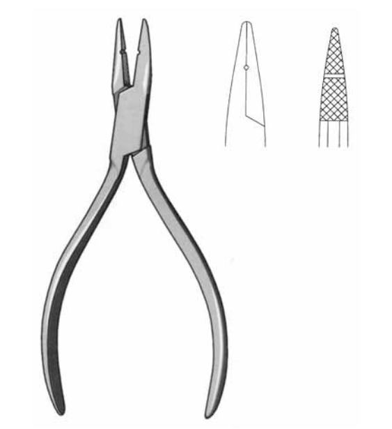 Product Spectrum Needle Nose Plier, 5.5" (14cm), Serrated | SAH.20-2451 Image