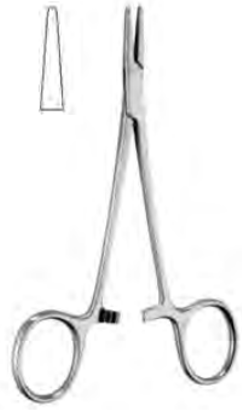 Product Spectrum Halsey Needle Holder, 5" (13cm), Smooth, TC | SAH.20-2565 Image