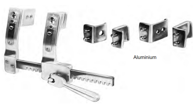 Product Spectrum Finochietto-Burford Spreader (Baby), 135mm Spread, (34x42mm / 48x42mm), Aluminum | SAH.20-3828 Image