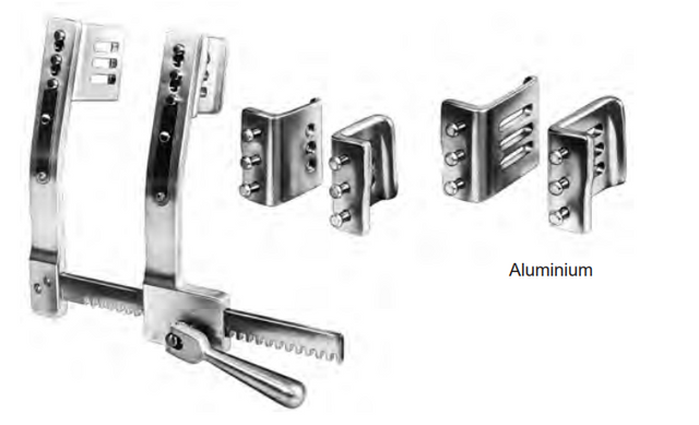 Product Spectrum Finochietto-Burford Spreader, 200mm Spread, (65x62mm / 47x62mm), Aluminum | SAH.20-3829 Image