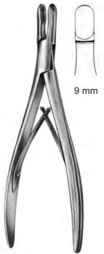 Product Spectrum Adson Bone Rongeur, 8", Straight, Oval Tip, 7mm Bite | SAH.20-4551 Image