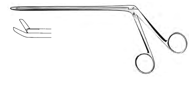 Product Spectrum Cushing Rongeur, 6" (15cm), Angled Up, 2x10mm Jaw | SAH.20-5655 Image