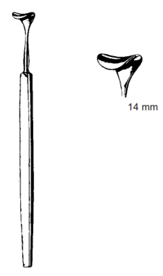 Product Spectrum Desmarres Retractor, Straight, 6.25" (16cm), 14mm | SAH.24-8402 Image