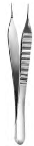 Product Spectrum Adson Dressing Forcep, 4.75" (12cm), Micro, Serrated | SAH.30-0717 Image