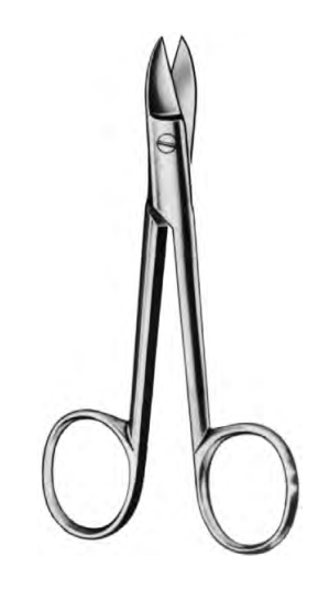 Product Spectrum Bee Bee Crown Scissors, 4" (10.5cm), Curved | SAH.50-2451 Image