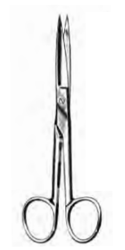 Product Spectrum Deaver Scissor, 5.5" (14cm), Straight, Sharp/Sharp | SAH.51-2356 Image