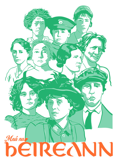 Mná na hÉireann - Riso Print