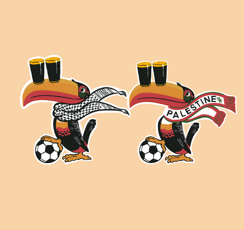 Toucan Palestine Sticker Pack - 8 per pack