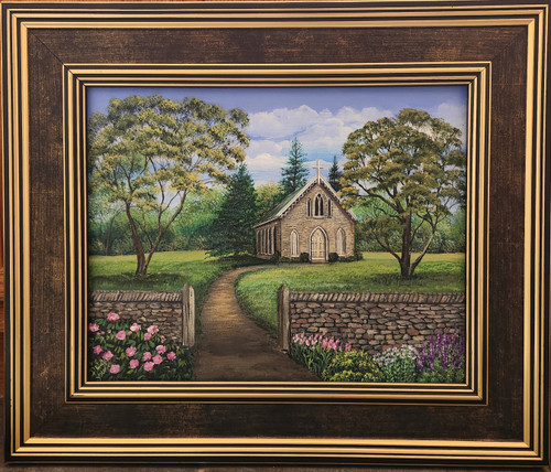 Little Brownstone Church -original 