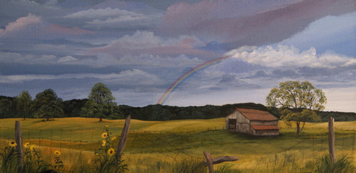 Rainbow on the Farm