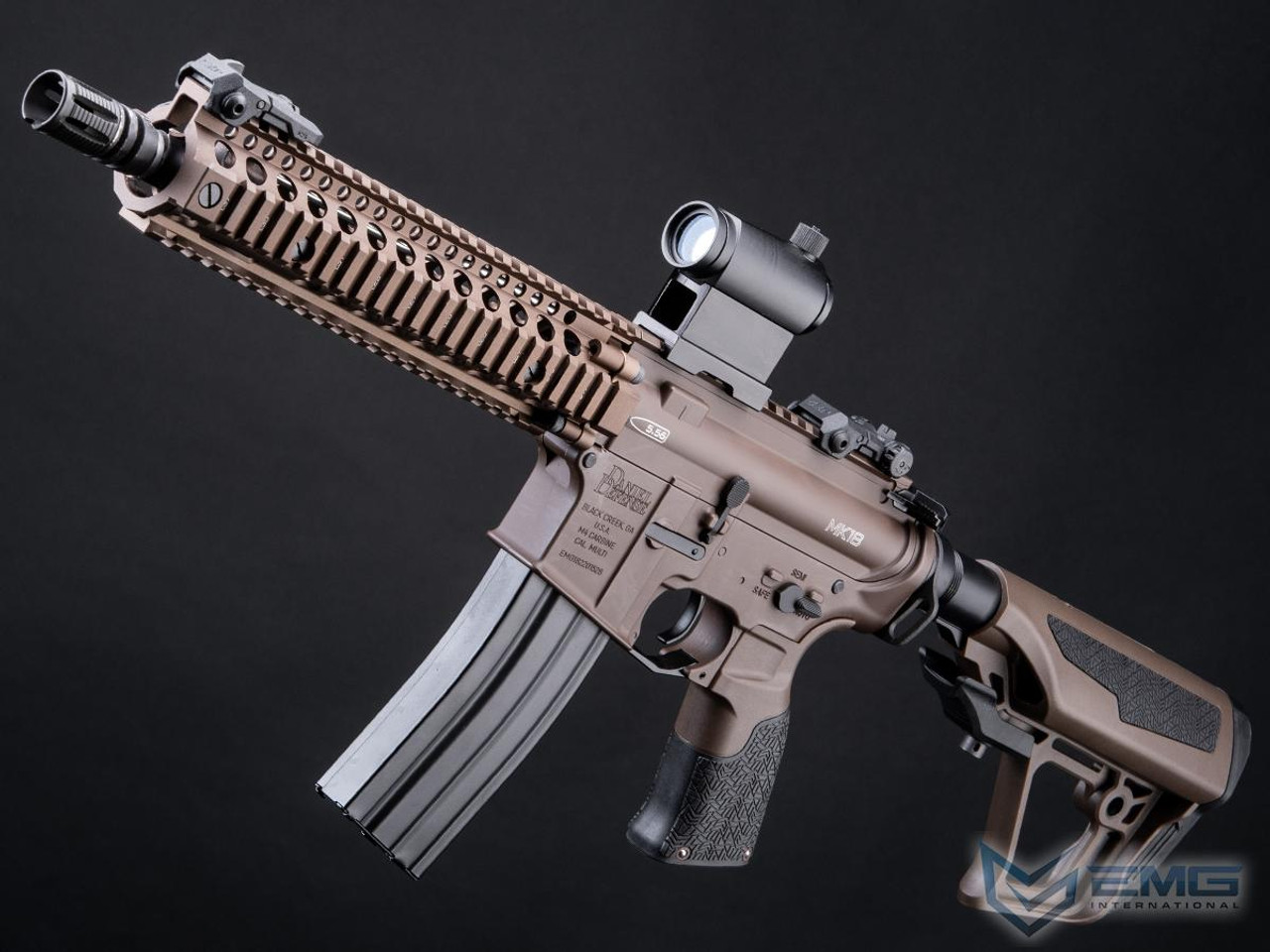 ICS/EMG DANIELDEFENSE MK18 電動ガン FDE ダニエルディフェンス DD