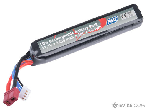 ASG LiPo High Performance Stick Type Battery w/ Deans Connector (11.1v 1450mAh  30C)