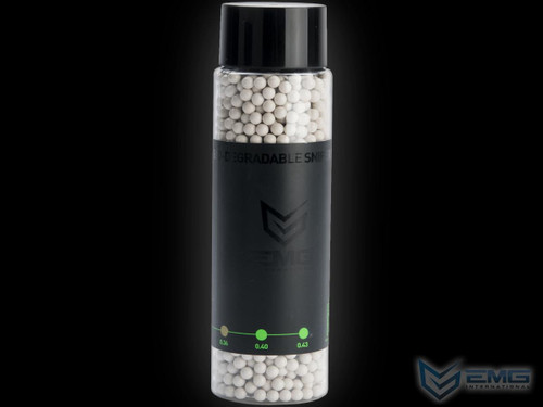 EMG Biodegradable 6mm Airsoft BBs (.40g, 2000 rounds) EMG Biodegradable 6mm Airsoft BBs (.40g, 2000 rounds)