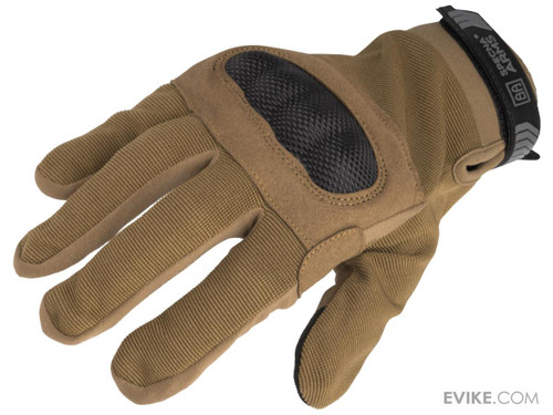 Specna Arms Armored Claw Full Finger Shield Cut Tactical Gloves Tan Main