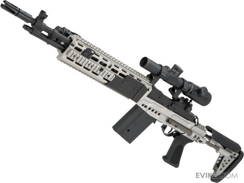 CYMA Sport Full Metal M14 EBR Silver with EBR Stock Main