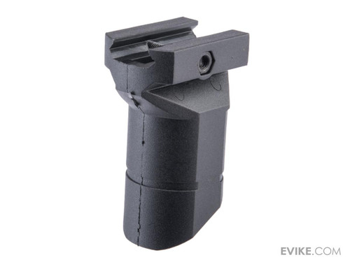 Double Bell Angle Cut Polymer Vertical Grip Black Main