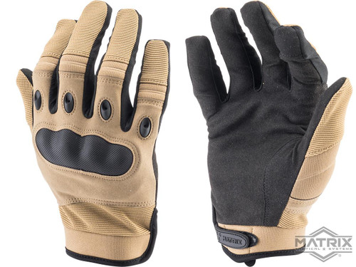 Matrix Sentinel Hard Knuckle Tactical Gloves Tan Main