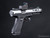 WE Galaxy Select-Fire Silver GBB Pistol (Green Gas)