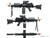 A&K M249 MK46 Heavyweight MINIMI Airsoft Machine Gun Multiple Views