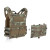 Krydex Jumpable Plate Carrier with Detachable Molle Flaps Combo