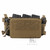 KRYDEX D3CR Chest Rig 5.56 Rifle & Pistol Magazine Placard Carrier Coyote Brown Placard