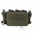 KRYDEX D3CR Chest Rig 5.56 Rifle & Pistol Magazine Placard Carrier Ranger Green Placard