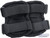 6mmProShop Tactical Knee & Elbow Pad Set Black Back