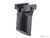 Double Bell Angle Cut Polymer Vertical Grip Black Front