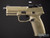 VFC Fn Herstal  509 Airsoft Gas Blowback Pistol Flat Dark Earth Left Side