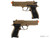 CYMA AEP Full Auto Select Fire M9 Airsoft AEP Pistol Package Tan Multiview