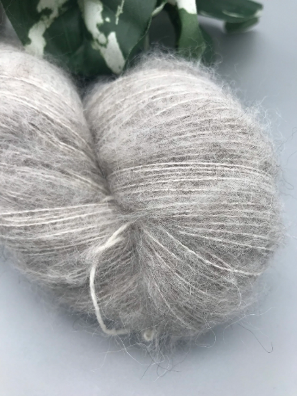 Brushed Yak Alpaca Silk Undyed Yarn-Lace Weight