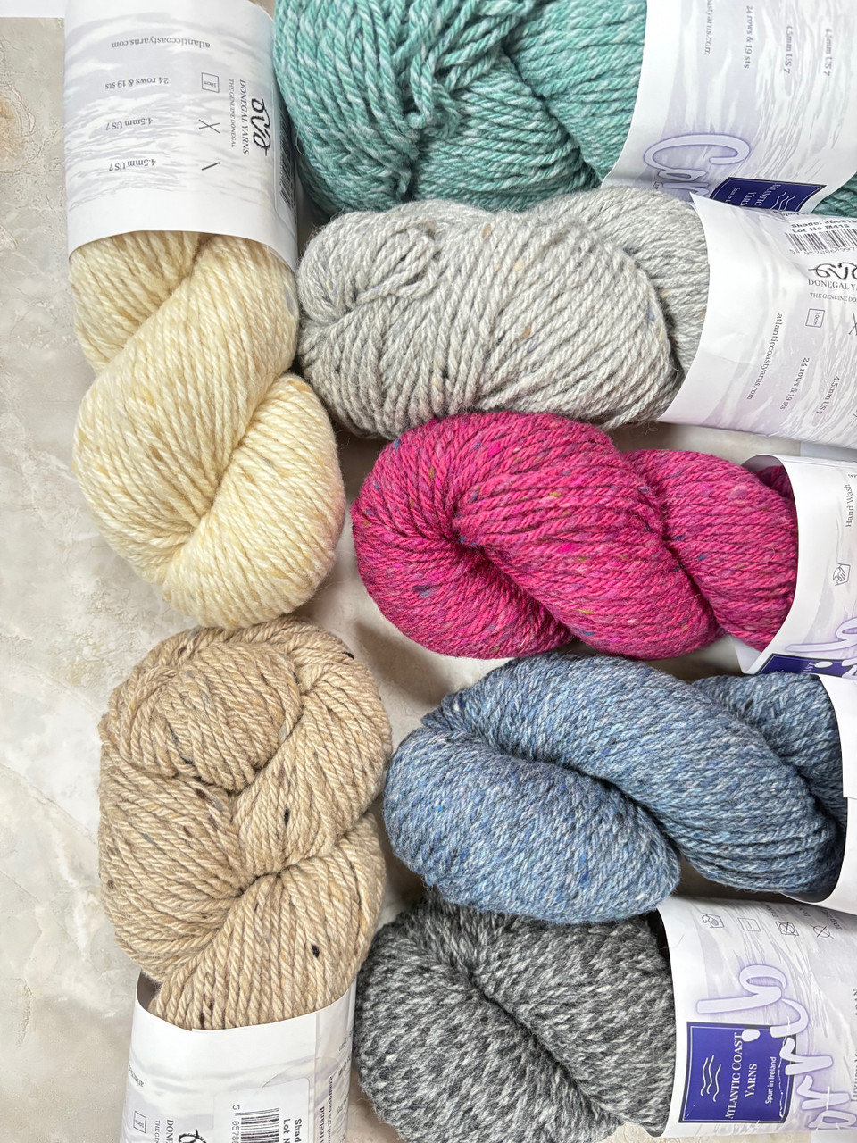 Atlantic Coast Yarns Corrib Aran Lambswool Aran Weight Yarn